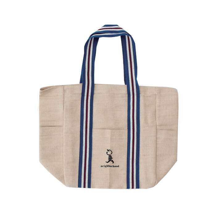 バッグ 24SS NEIGHBORHOOD LOGO FLEXIBLE BAG-L Neighborhood Black Logo Flexible L Tote Neighborhood