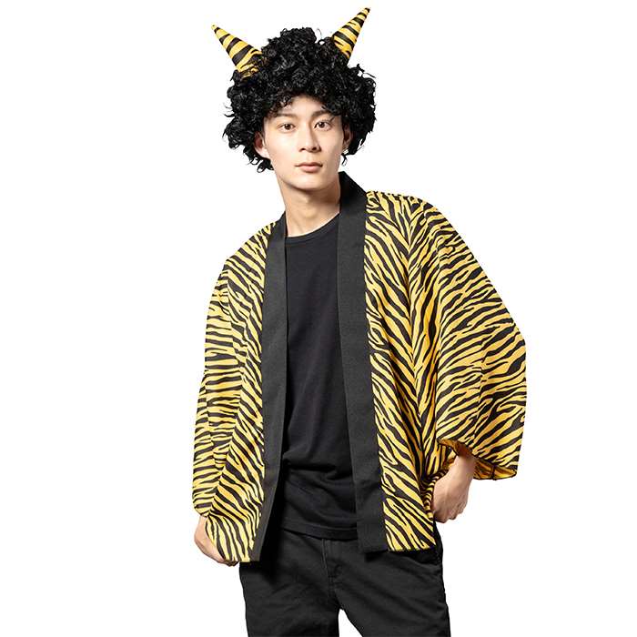 楽天市場】節分 コスチューム トラ柄マント｜虎 鬼 とら オニ おに