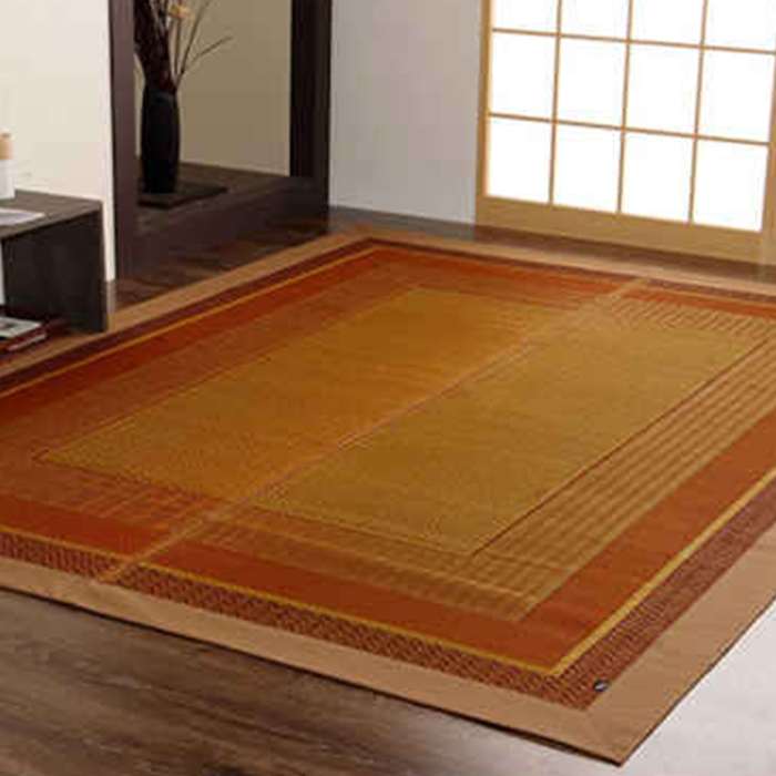 【沖縄・離島配送不可】【代引不可】ラグ カーペット い草 約140×200cm い草ラグ 抗菌防臭 調湿 空気浄化 消臭 リラックス 青森ヒバ加工 自然素材 耐久性 夏用 春夏用 モダン 和モダン アジアン 純国産 日本製 IKEHIKO 8200950