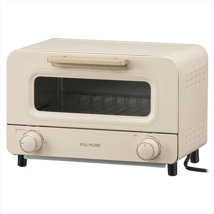 オーブントースター（２枚焼き/無段階温度設定100～230℃/30分タイマー） OHM COK-POT11A-W