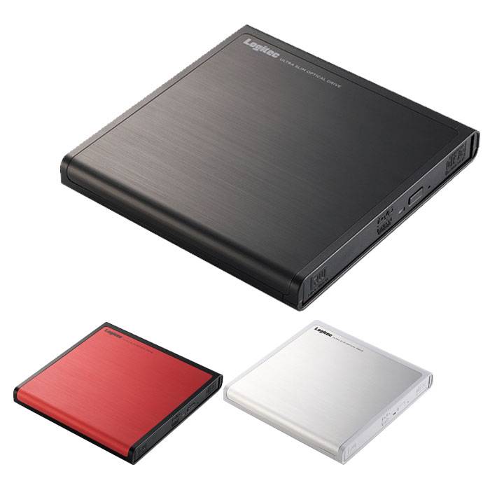 DVDドライブ 外付け USB2.0 ポータブルDVD 鑑賞 編集 保存 ソフト付 コンパクト エレコム LDR-PMJ8U2L 【77%OFF!】