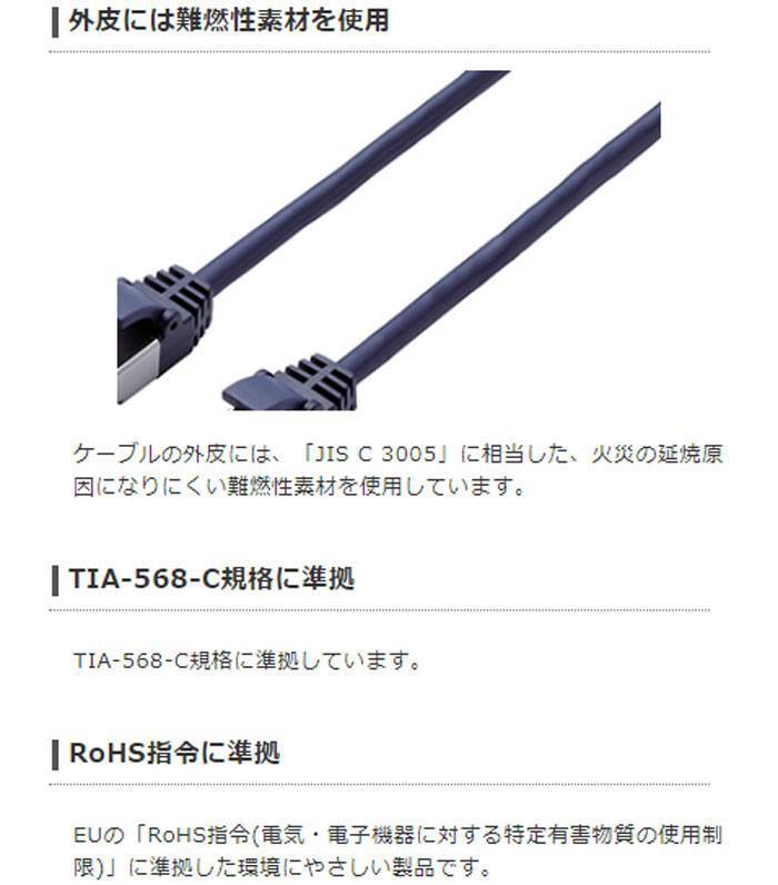 カテゴリー 5個セットエレコム LANケーブル/CAT8/爪折れ防止/スリム/2m/ブルーメタリック LD-OCTST/BM20X5：EMBL 店  などでの - shineray.com.br