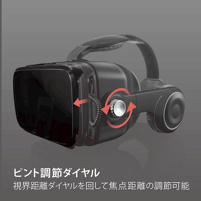 楽天市場 あす楽 Vrゴーグル Vrグラス Vrヘッドセット Dmm Vr動画 スターターセット ヘッドホン一体型 バーチャルリアリティ ブラック エレコム Vrg Deh01bk スマホカバー専門店 ドレスマ
