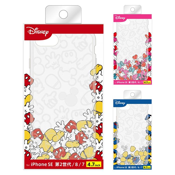 楽天市場 Iphone Se 第2世代 Iphone 8 7 ディズニー Tpuソフトケース キラキラ ラメ入り 高透明 レイアウト Rt Dp24a スマホカバー専門店 ドレスマ