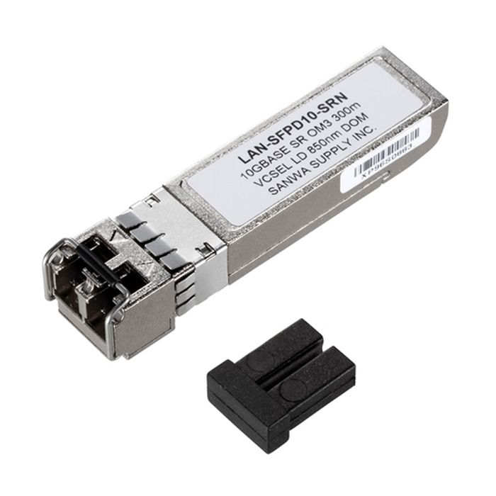 【沖縄・離島配送不可】【代引不可】SFP＋ 10Gigabit用コンバータ 10GBASE-SR準拠 拡張モジュール デジタル診断監視DDMI対応 接続距離延長 サンワサプライ LAN-SFPD10-SRN