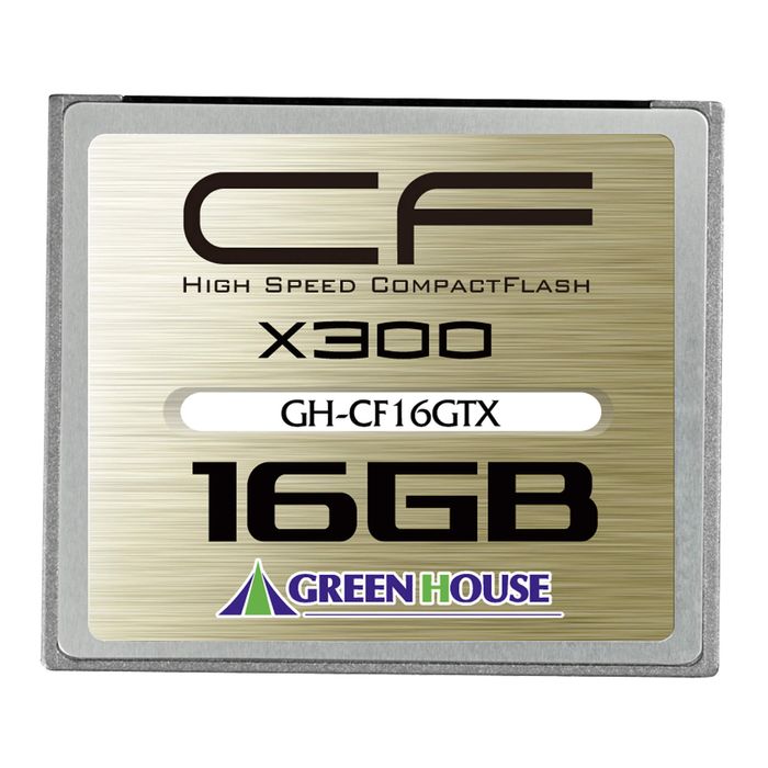 【沖縄・離島配送不可】コンパクトフラッシュ 4GB UDMA対応 300倍速 45MB/s 高速転送 ECC機能搭載 ハードケース付 メタルダイキャストボディ グリーンハウス GH-CF4GTX 8,405円