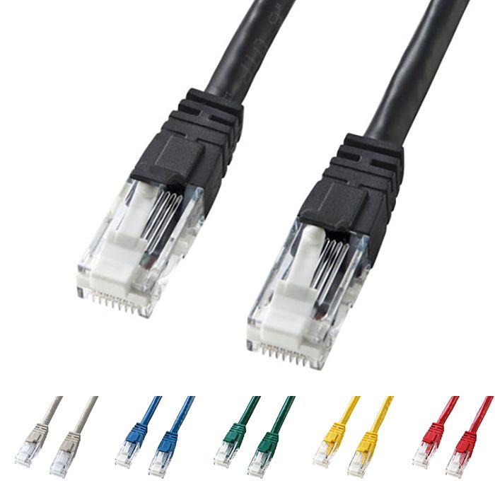 【代引不可】LANケーブル CAT6 20m ツメ折れ防止 三重構造コネクタ ギガビットイーサネット完全対応 スタンダードLANケーブル サンワサプライ KB-T6TS-20