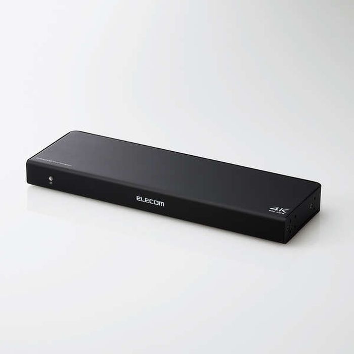 【沖縄・離島送りとどける不可】【代引不可】HDMI分かちあう器 4K60サイクル相応う 18Gbps 8界面 1インプット/8最終生産物 金属元素筐体 か細い手合い ACアダプタ嘱する 高こと細か 失しゃあがる感 さし画 分かちあう エレコム VSP-HDP18BK