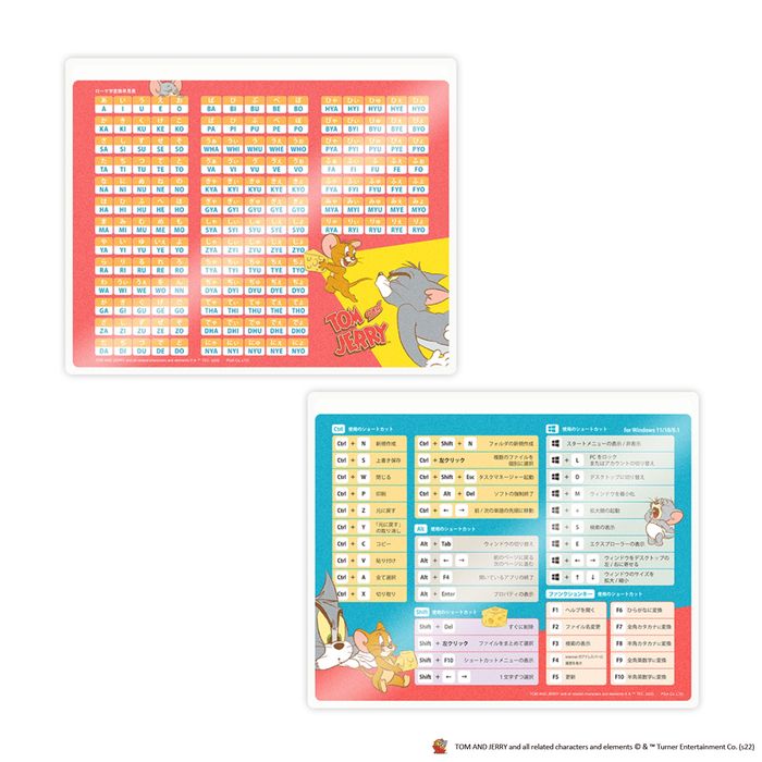 感謝価格 マウスパッド ワーナー 入力ガイド付 ローマ字変換早見表 ショートカットキー一覧 マウスマット レーザー式 光学式 ボール式対応 Pga Pg Wmp04 Koenji Igo Jp