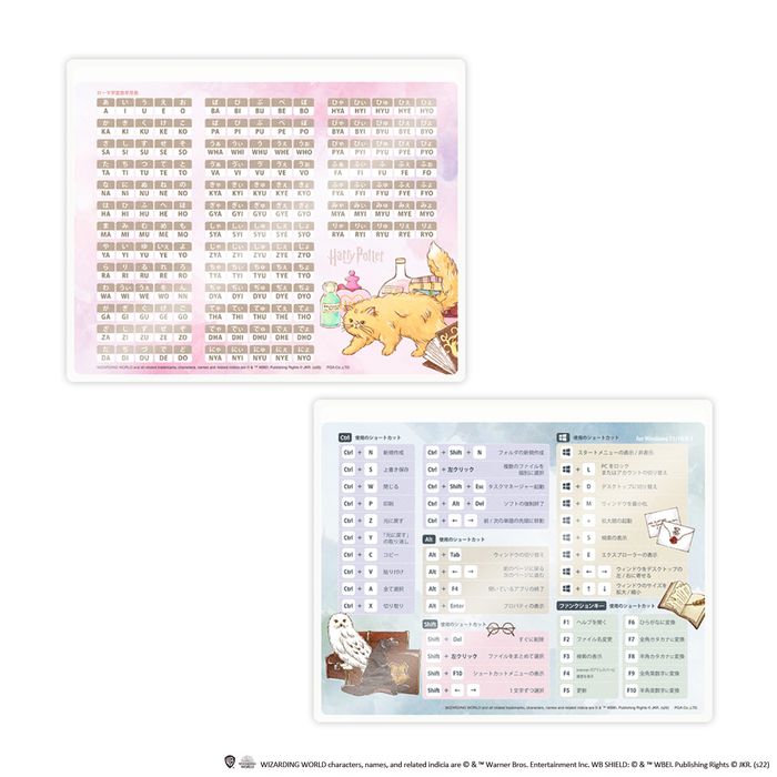 感謝価格 マウスパッド ワーナー 入力ガイド付 ローマ字変換早見表 ショートカットキー一覧 マウスマット レーザー式 光学式 ボール式対応 Pga Pg Wmp04 Koenji Igo Jp