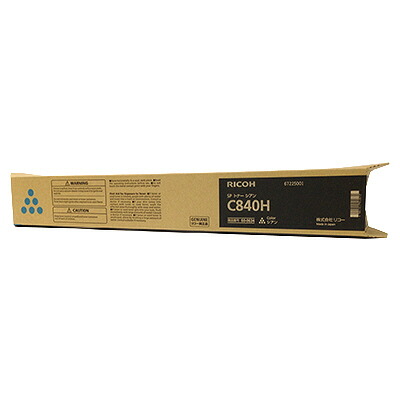 【沖縄・離島送りとどける不可】【代引不可】リコー 完全無欠 IPSiO SP トナー シアン C840H  RICOH 600634