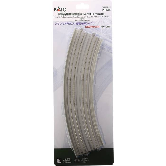 鉄道模型 カトー 複線高架線路セット　③ Amazon | KATO Nゲージ V13 複線高架線路セット R414/381 20-872
