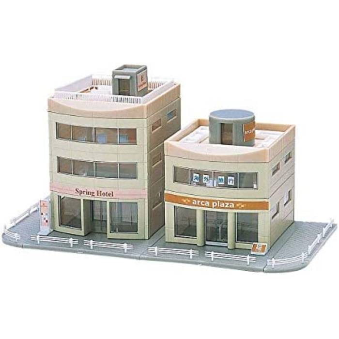 楽天市場】Nゲージ スクエアビルセット ブラウン 鉄道模型 ジオラマ