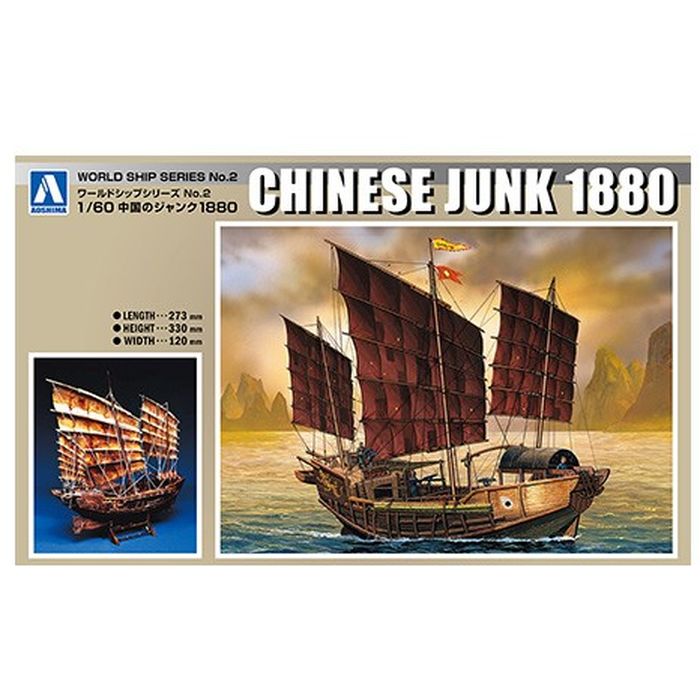 楽天市場】ワールドシップ No.2 中国のジャンク1880 アオシマ 056462