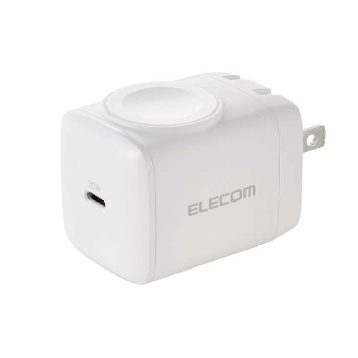 【代引不可】エレコム Apple Watch 無線電話申し受ける器/Type-C申し受ける器 PD 30W 差し込み 白いこと エレコム EC-AC9830WH