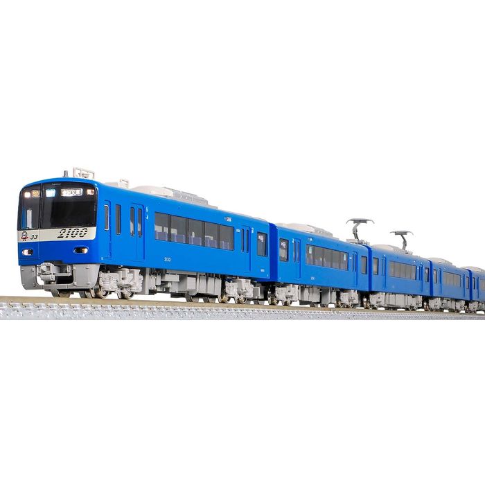 【沖縄・離島配送不可】Nゲージ 京急2100形 KEIKYU BLUE SKY TRAIN・マーク無し 8両編成セット 動力付き  鉄道模型 GREENMAX グリーンマックス 31925