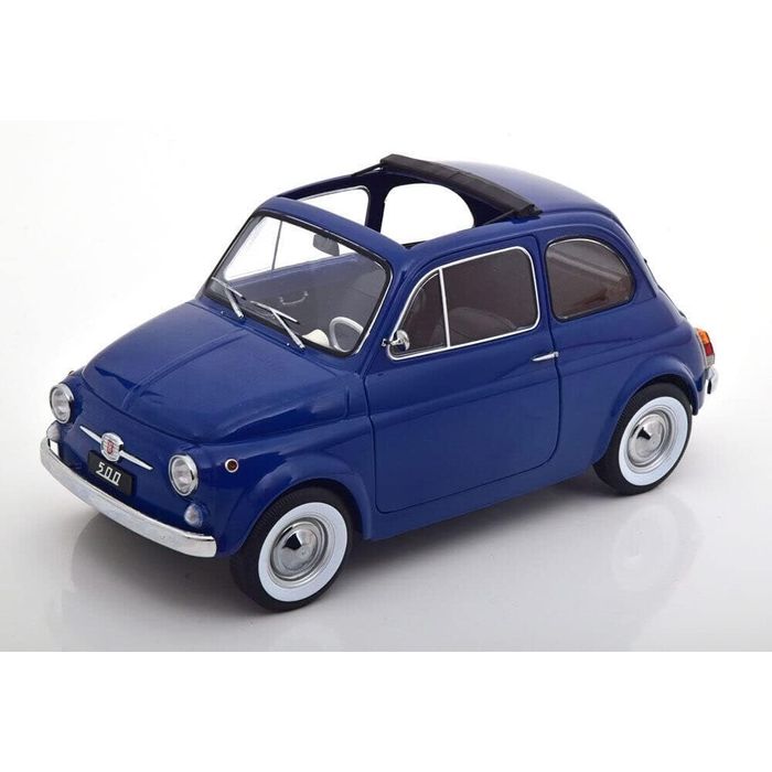【沖縄・離島配送不可】KK Scale 1/12 Fiat 500F 1968 blue フリースタイル KKDC120033