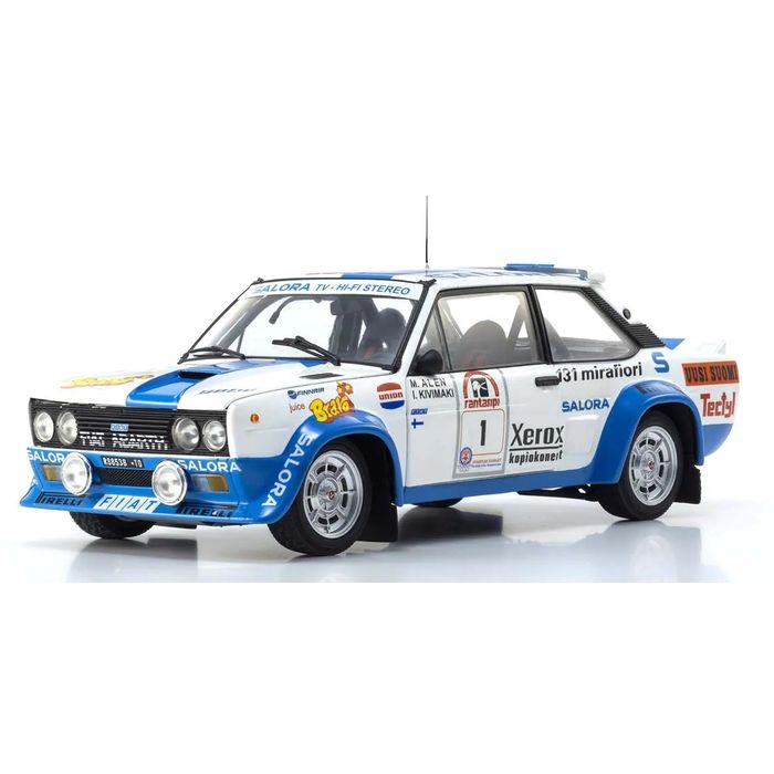 【沖縄・離島配送不可】1/18 フィアット 131 アバルト 1980 1000湖 #1 ミニカー 完成品 京商 KS08376H|スマホカバー専門店 ドレスマ