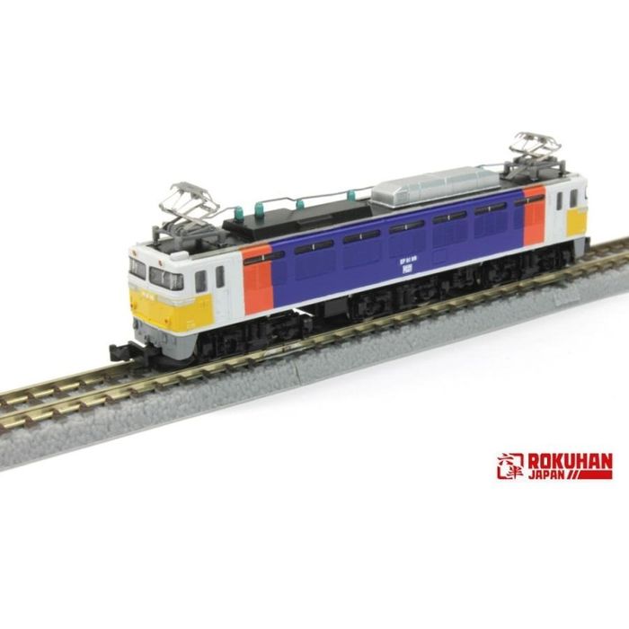 【沖縄・離島配送不可】Zゲージ EF81形電気機関車 カシオペア塗装 鉄道模型 ロクハン T015-6