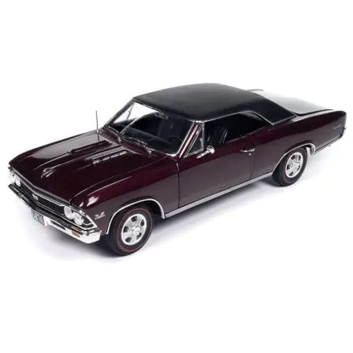 【沖縄・離島配送不可】American Muscle 1/18 1966 シェビー シェベル SS396 マデイラマルーン 京商 AMM1343｜スマホカバー専門店　ドレスマ