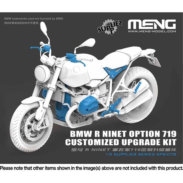 モンモデル 1/9 BMW R nineT 719カスタマイズ アップグレードキット (レジン製) ビーバーコーポレーション MENSPS-078