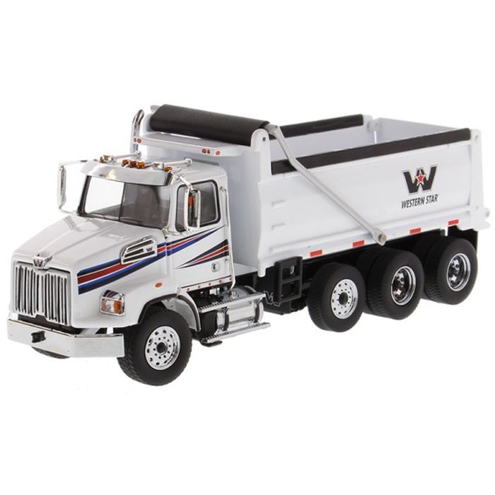 DIECAST MASTERS 1/50 ウエスタンスター 4700 SB ダンプトラック ホワイト 国際貿易 71034