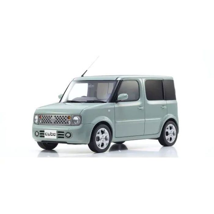 【沖縄・離島配送不可】KYOSHOオリジナル1/18 日産 キューブ (アクアミント) 限定 400個 京商 KSR18060AM｜スマホカバー専門店　ドレスマ