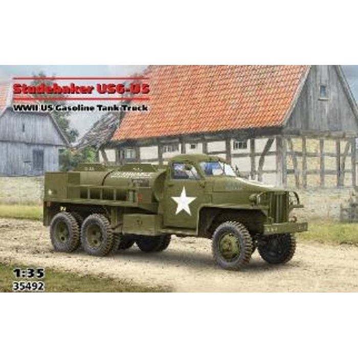 ICM1/35アメリカスチュードベーカーUS6-U5ガソリンタンクトラック ハセガワ 35492