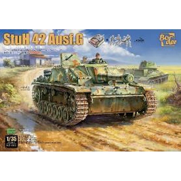 【沖縄・離島配送不可】ボーダーモデル 1/35 ドイツ III号突撃砲 G型 初期型 w/フルインテリア ハセガワ BT045