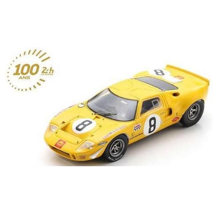 【沖縄・離島配送不可】1/43 Ford GT40 No.8 24H Le Mans 1968 W. Mairesse - Beurlys Spark Japan S4540