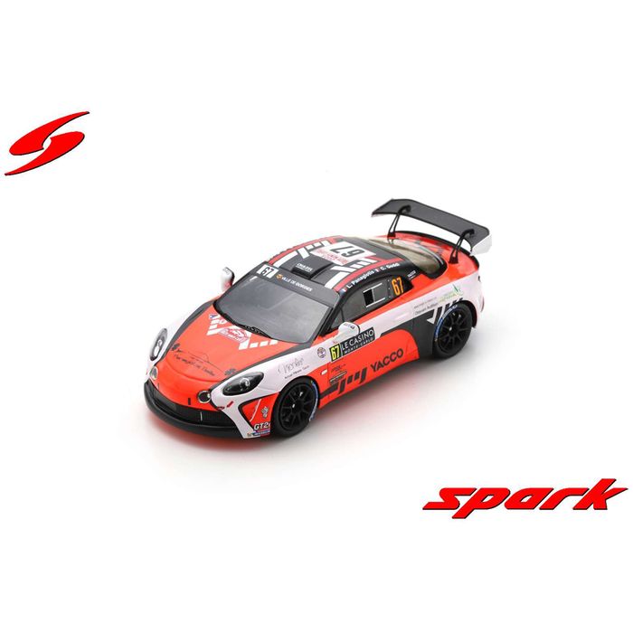 【沖縄・離島配送不可】1/43 Alpine A110 Rally RGT No.67 Chazel Technologie Course Winner RGT Rally Monte Carlo 2023 Spark Japan S6726