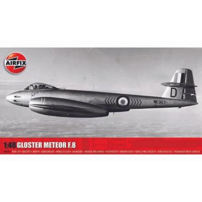 エアフィックス 1/48 グロスター ミーティア F.8 プラモデル 模型 ホビー GSIクレオス X-9182A