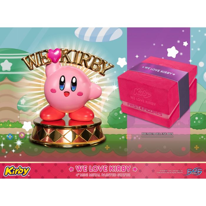 【沖縄・離島配送不可】星のカービィ シリーズ/ We Love Kirby カービィ メタル ミニスタチュー Ampus 4580714125405