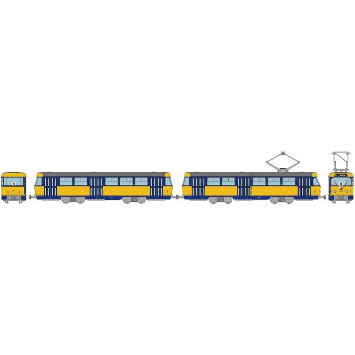 【沖縄・離島配送不可】鉄道コレクション 鉄コレ ライプツィヒ トラムタトラT4+B4タイプ 2両セット F 鉄道模型 電車 TOMYTEC トミーテック 4543736327721