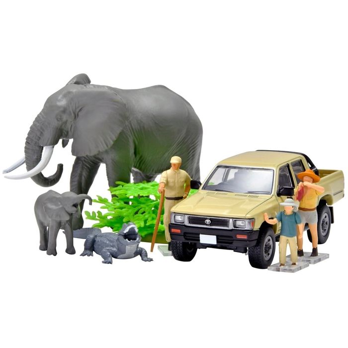 トミーテック 海洋堂×TLV ジオコレ64 サファリ2（ハイラックス4WD） 海洋堂×トミカリミテッド ヴィンテージ ジオコレ64 ＃カースナップ29a