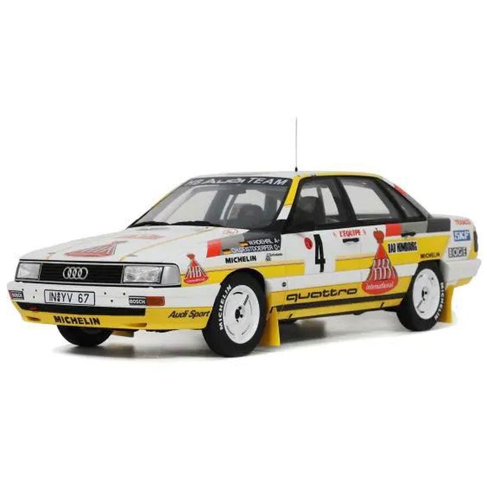 【沖縄・離島配送不可】OTTO mobile1/18 アウディ 200 クアトロ モンテカルロ 1987 #4 京商 OTM439