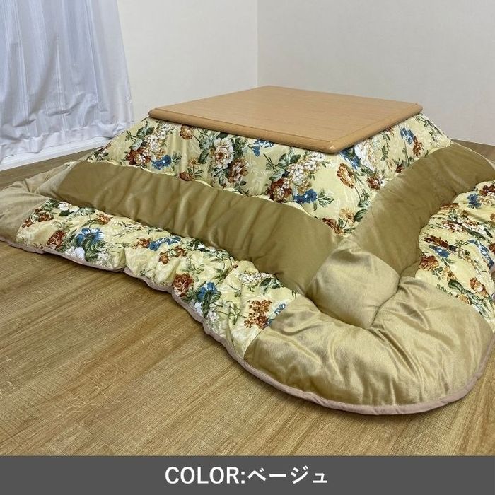 【沖縄・離島配送不可】【代引不可】こたつ こたつ厚掛 掛 シフォン 205×245cm ベージュ IKEHIKO 1160170020203