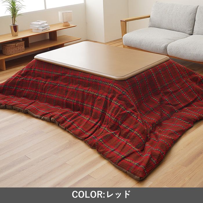 【沖縄・離島配送不可】【代引不可】こたつ こたつ薄掛 ＴＹチェック RE 200&times;250cm レッド IKEHIKO 1330230240802｜スマホカバー専門店　ドレスマ