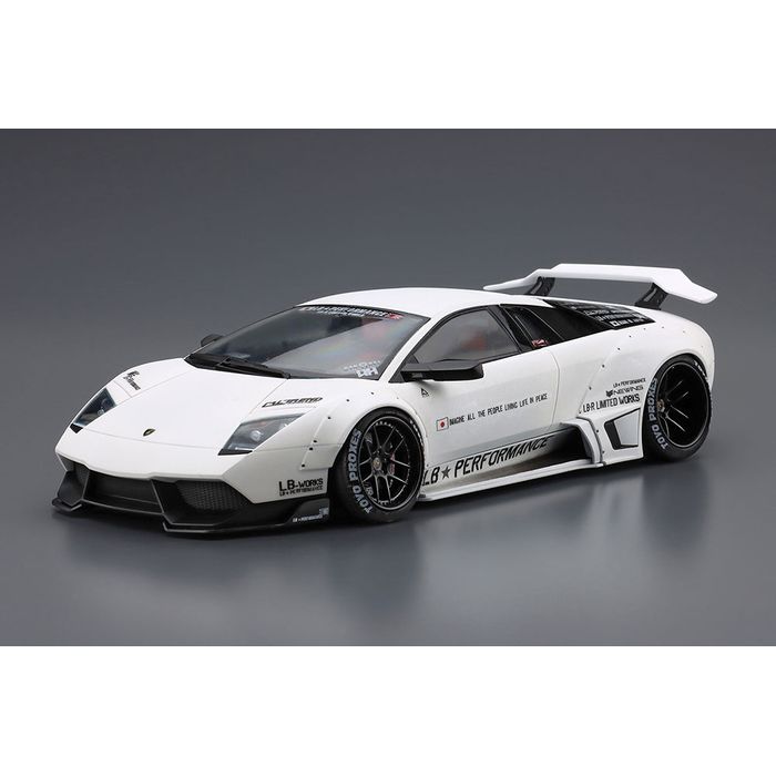 LB ワークス ランボルギーニ ムルシエラゴ Ver.1 プラモデル アオシマ 4905083202166
