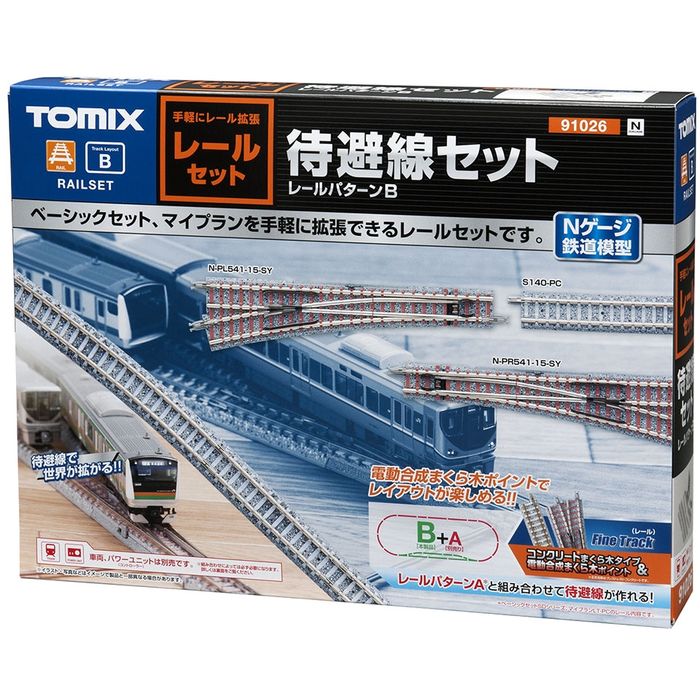 T-ポイント5倍】 Nゲージ レールセット 待避線セット レールパターンB 鉄道模型 オプション TOMIX TOMYTEC トミーテック 91026  qdtek.vn