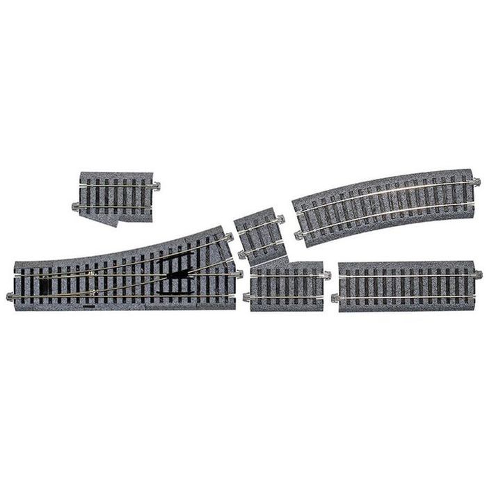 R*u様 ＨＯゲージ　ポイント？ カトー (HO)6番ポイント 補助直線線路 97mm (4本入) 2-192 (鉄道