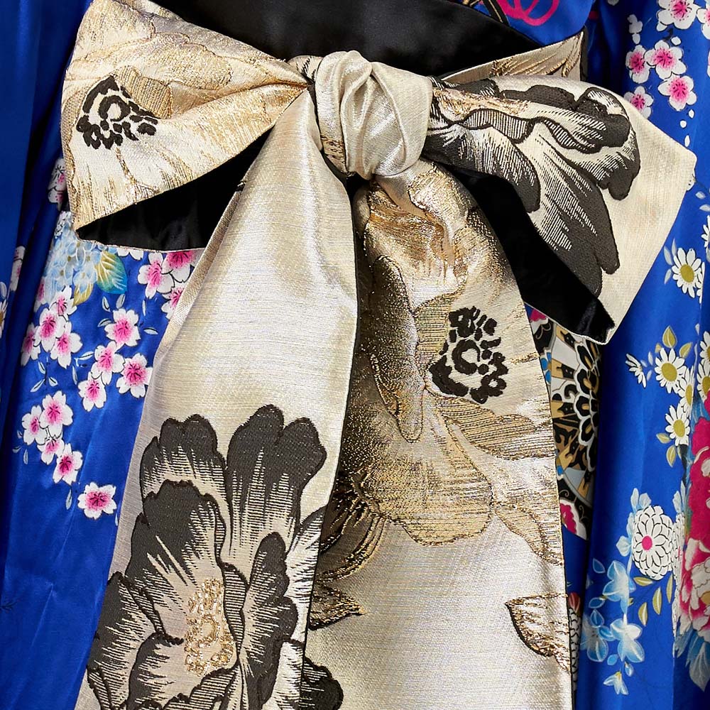 花魁コスプレロング仮装コスプレ和服着物花魁ドレスよさこい衣装着物コスプレセクシー巫女コスプレ送料無料サテン和柄フリルゴージャスロング着物ドレスブラック
