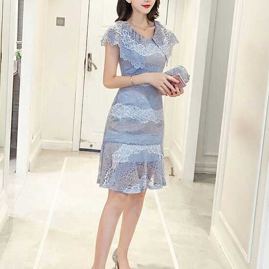 楽天市場 結婚式 ドレス 服装 謝恩会 二次会 ワンピース 卒業パーティー 卒業式 パーティードレス 韓国 結婚式 コーデ フレンチスリーブ フレア レース二次会 卒園式 春 夏 秋 S M L Xl 2xl かわいい 冬 秋冬 顔合わせ 韓国ワンピース パーティードレス通販 Raffine