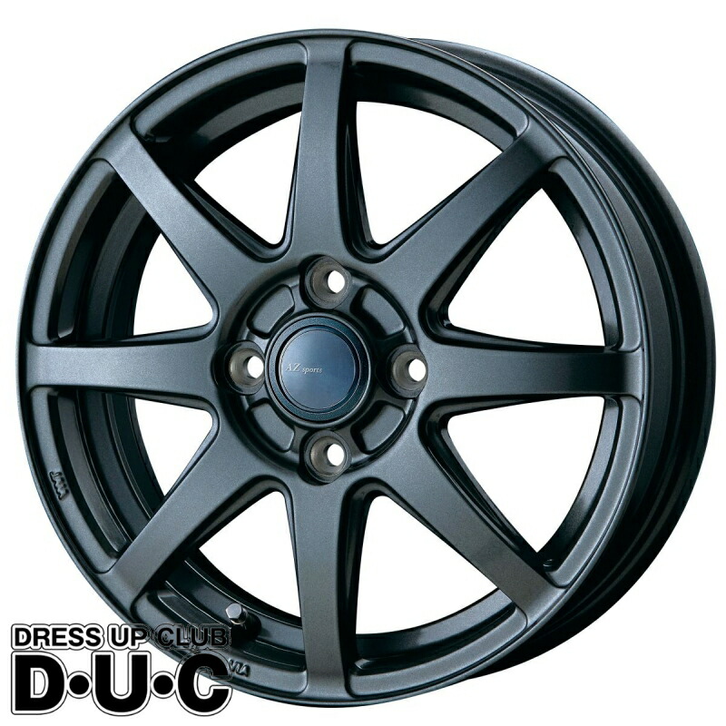 楽天市場】15インチアルミホイール 4本セット AZ SPORTS LX-8/エル