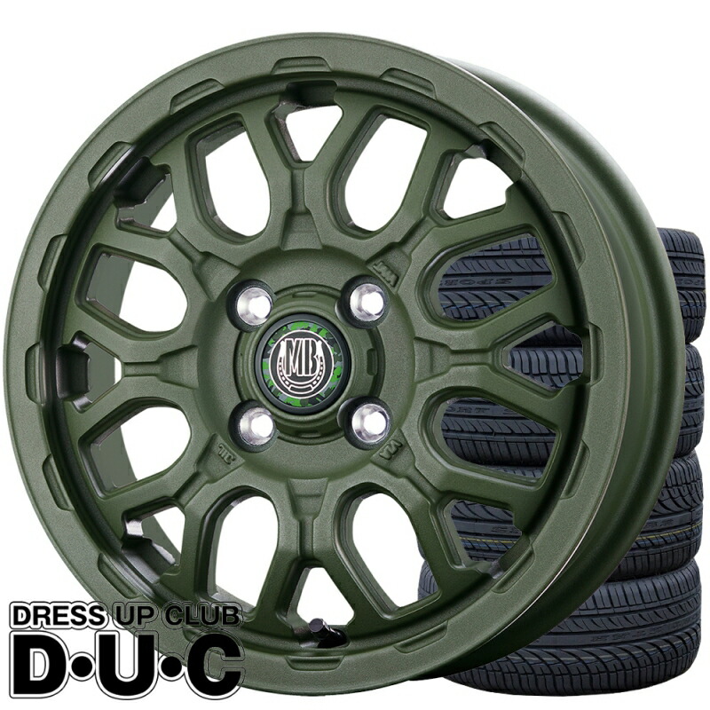 楽天市場】12インチアルミホイールタイヤセット 軽トラック 軽バン 145