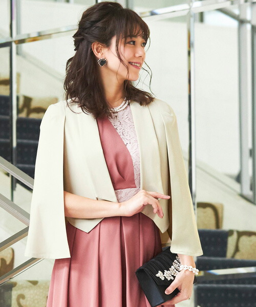 楽天市場 ボレロ 羽織 ジャケット パーティードレス 結婚式 ワンピース お呼ばれ ブライズメイド 50代 40代 30代 春 夏 秋 冬 ドレス パーティー フォーマル ミセス レディース 大人 女性 服装 二次会 披露宴 親族 母親 ママスーツ 冷房対策 オフィスカジュアル 上品