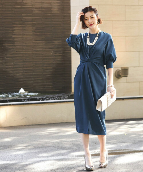 ゲスト 謝恩会 母親 同窓会 ぽっちゃり 通勤 半袖 卒業式 2wayバルーンスリーブiラインワンピース U7 ミセス 小さいサイズ フォーマルドレス 学生 体型カバー 成人式 女子会 クリスマス 記念日 期間限定 ポイント10倍 パーティードレス 結婚式 ワンピース