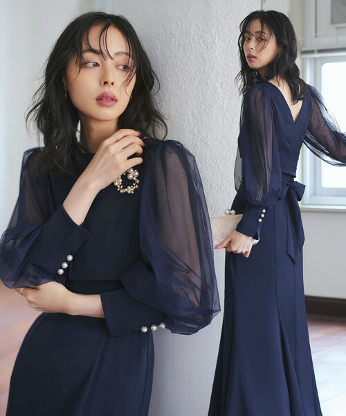 ＼百貨店SALE★50％OFF／レディース 寄り合い御召しもの 華燭の典 ロング衣裳 お呼ばれ御召しもの ボレロ 2点書き割り キャミワンピ 人魚スコート 雅びやか 好いたらしいめ 40代 30代 20代 亭主もち 御祝い フォーマルドレス 交歓会 二次会 同窓会 長袖 シアー 即日送りとどける