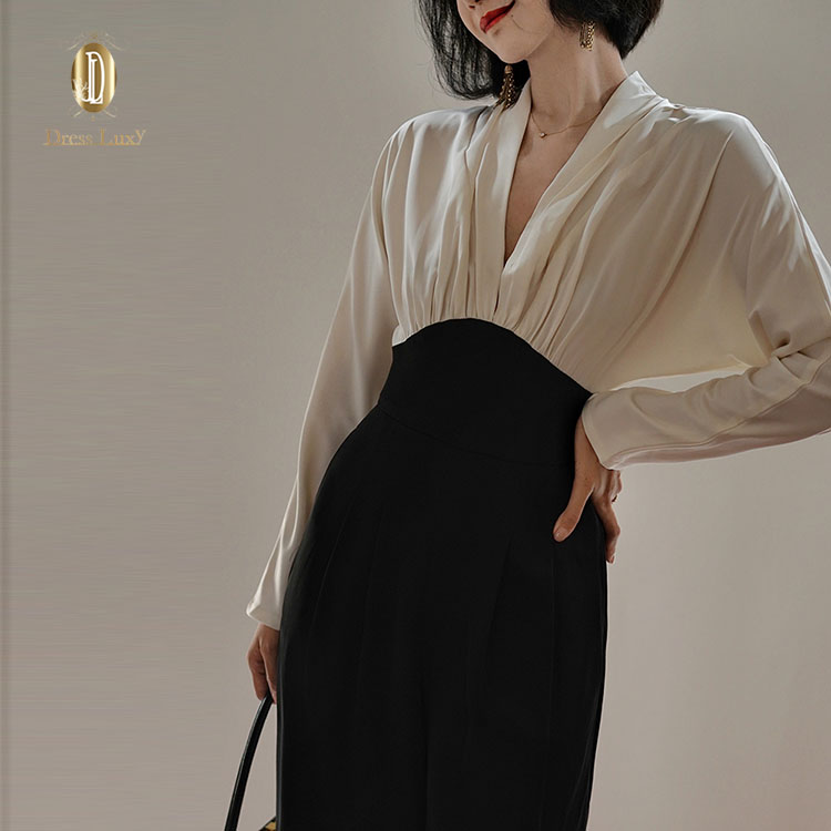 パンツドレス オールインワン ガウチョ 結婚式 パーティードレス 袖付き 長袖 袖あり 演奏会 二次会 パーティー 入学式 卒園式 大きいサイズ 母 パンツ お呼ばれ 代 30代 40代 パンツスタイル ロングドレス ホワイト 白 ブラック 黒 Lindnercapital Com