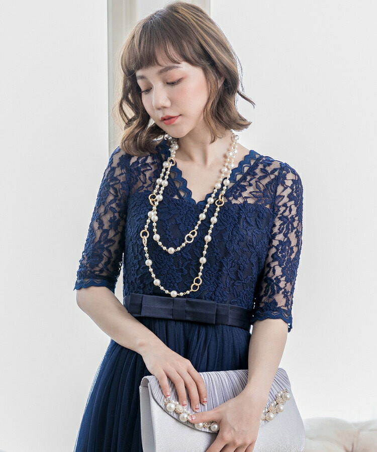 クーポン利用で1992円 パールネックレス ビジュー カジュアル 知的 上品 エレガント ゴールド 高級感